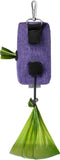 Dog Waste Bag Dispenser and Treat Holder for Leashes with Waterproof Pouches and Complimentary Roll -  (Teal)