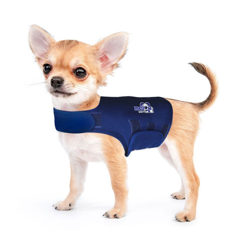 Dog Anxiety Calming Wrap Small (< 7 lbs) - Navy Blue