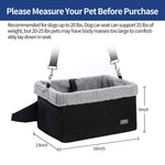 Dog Car Booster Seat - Black