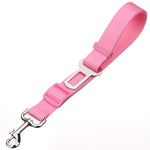 2 Packs Adjustable Length Pet Dog Cat car seat Belt - Pink
