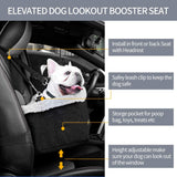Dog Car Booster Seat - Black