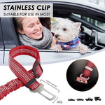 Pet Safety Seatbelt - Red Travel Set