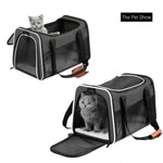 Pet Carrier for Medium Puppy and Cats - Brown