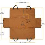 Dog Seat Cover - Brown