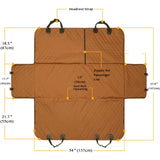 Dog Seat Cover - Brown