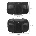 Portable Foldable Pet Dog Cat Playpen - Small Black