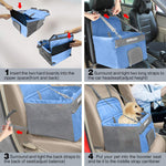 Dog Booster Car Seat - Blue