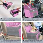 Deluxe Dog Booster Seat - Pink