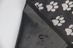 Back Seat Cover - Paw Prints