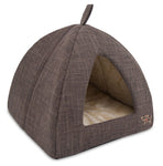 Pet Tent-Soft Bed for Dog & Cat- Brown
