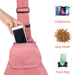 Pet Carrier, Hand Free Sling Adjustable Dog/ Cat - Pink