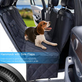 Car Back Seat Cover for Pets - Black