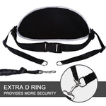 Hands Free Dog Leashes with Multi Pouches - Black
