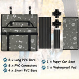 Dog Car Booster Seat- Small Grey