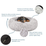 Cat and Dog Calming Bed -  Light Grey