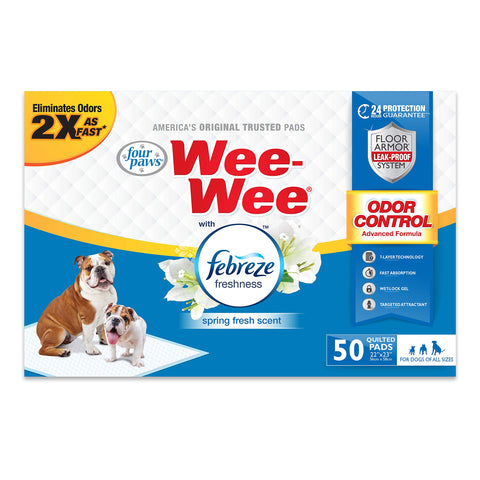 Pee Pads for Dogs and Puppies - Febreze - Grass Scented
