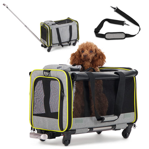 Pet Carrier with Wheels